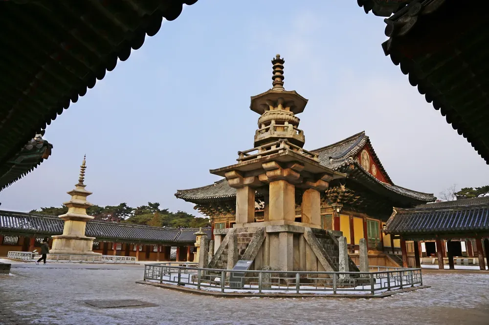 Bulguksa Temple and Seokguram Grotto in Gyeongju, South Korea