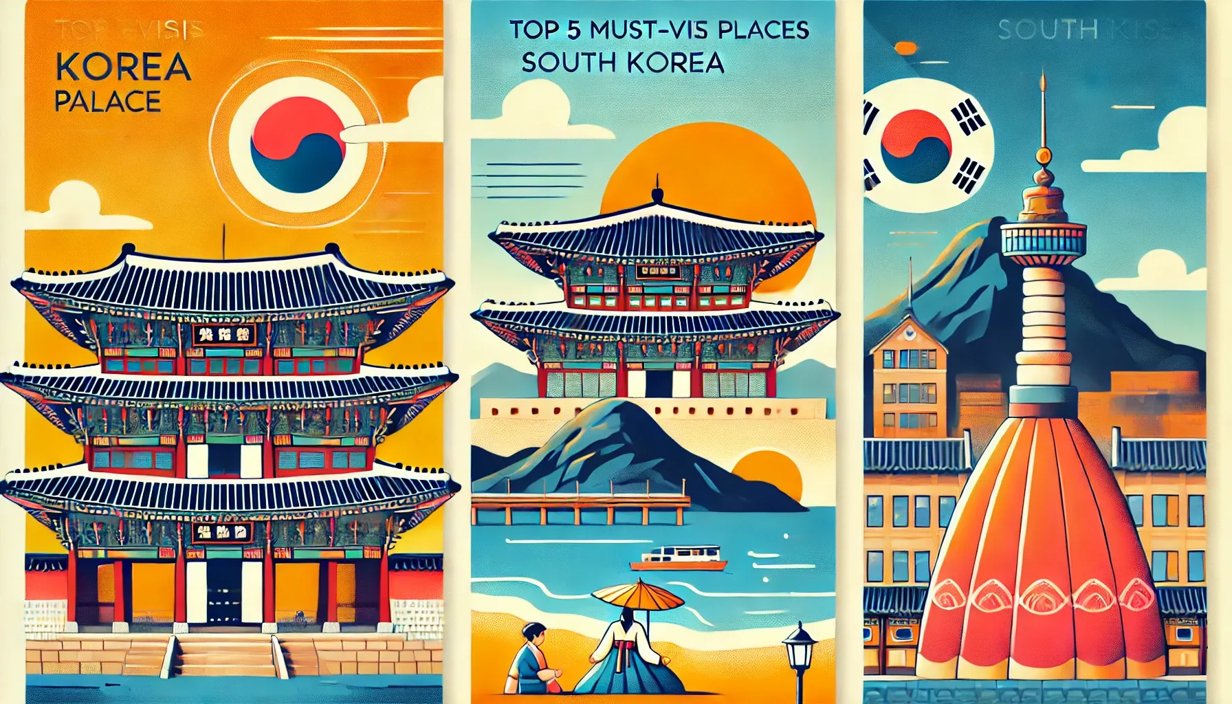 Thumbnail of an article showcasing the top 5 must-visit tourist attractions in Korea